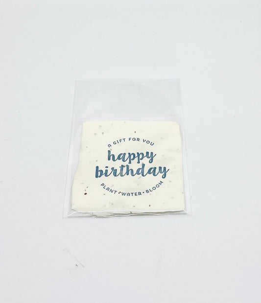Square Plantable Cards - Handmade