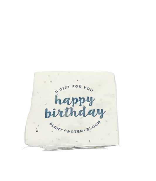 Square Plantable Cards - Handmade