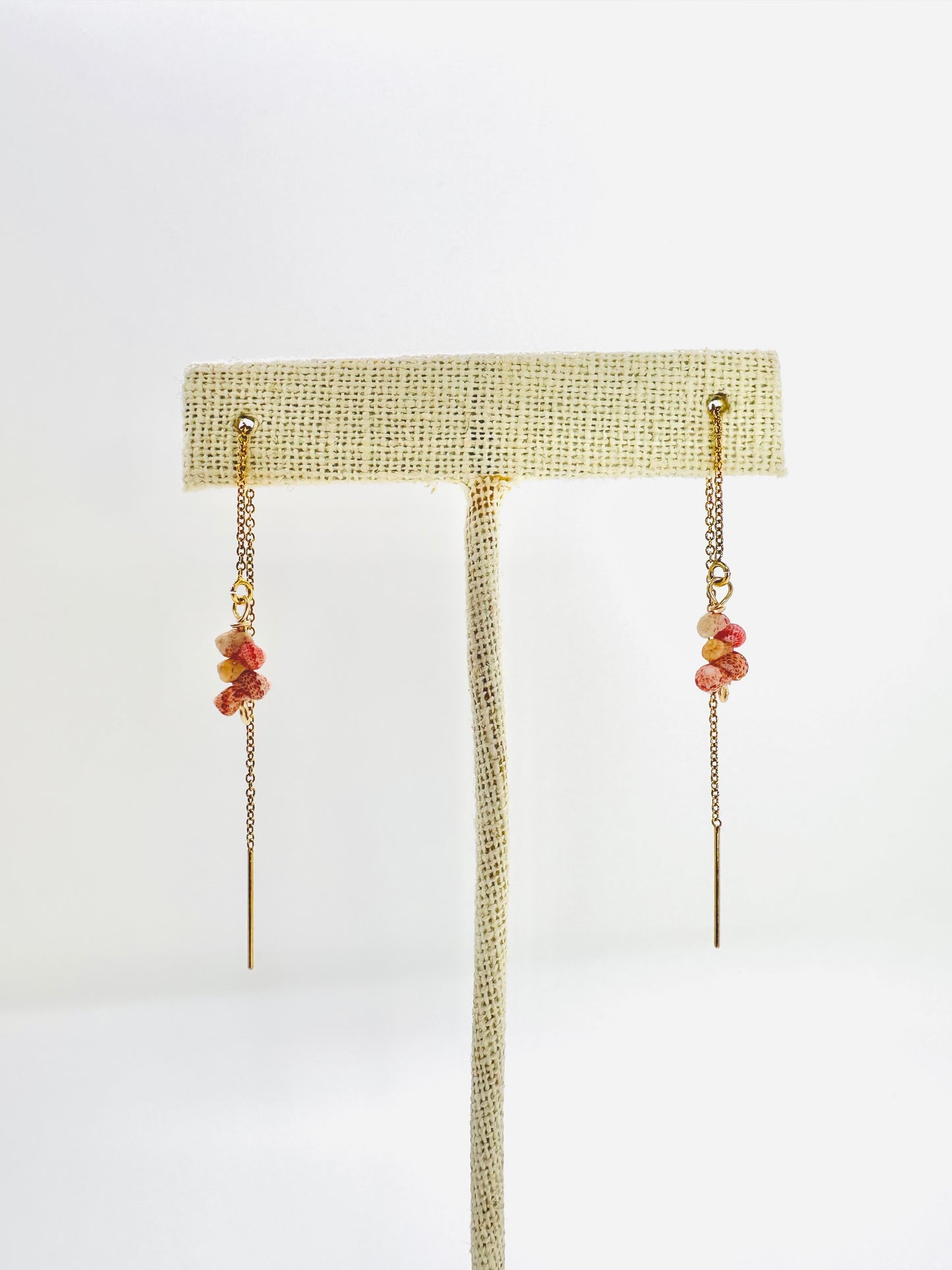 Kahelelani Shell Threader Earring’s - 14k GF