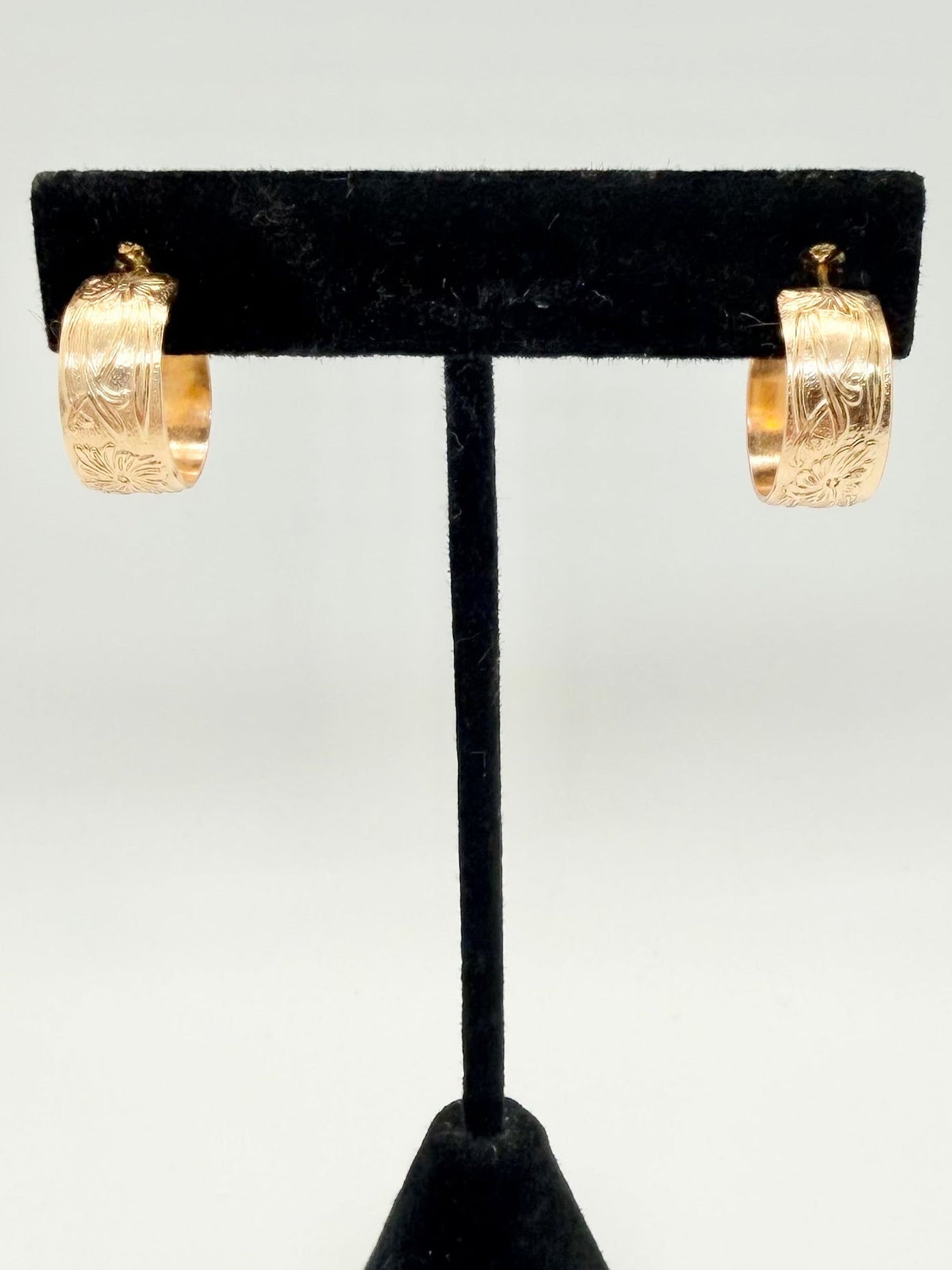 15mm Mini Wispy Chunky Hoop Earring’s- 14k GF