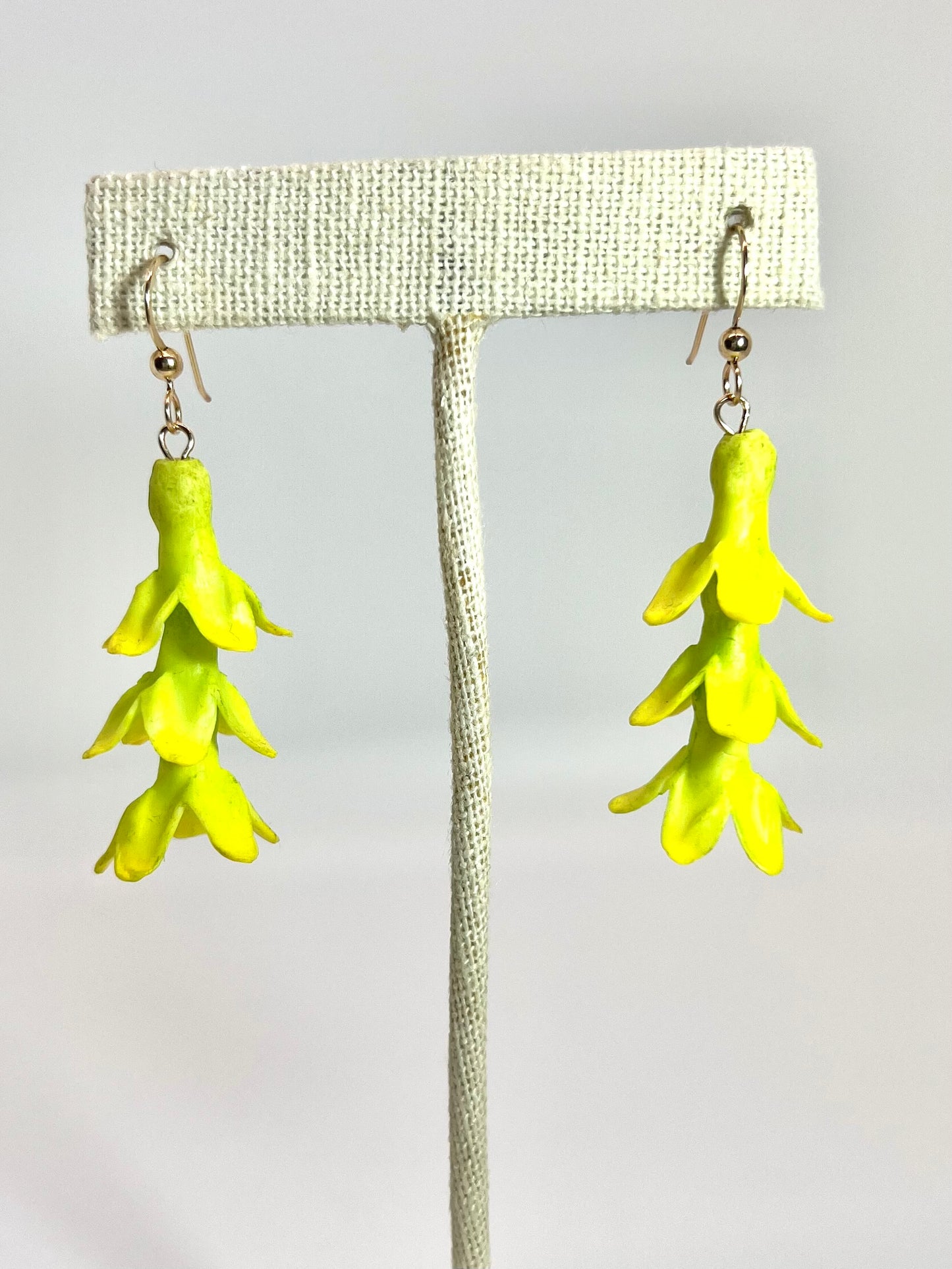 Clay Flower Stacked Earring’s - 14k GF