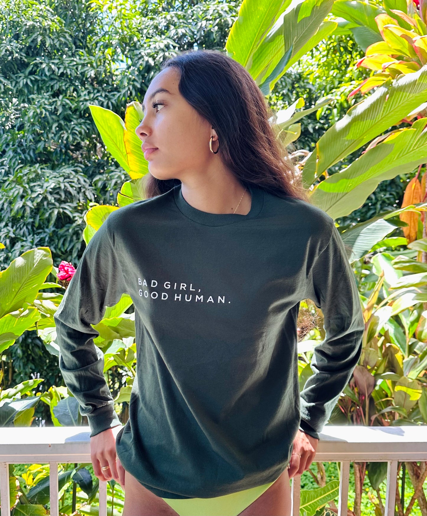 BGGH LS Tee - Green