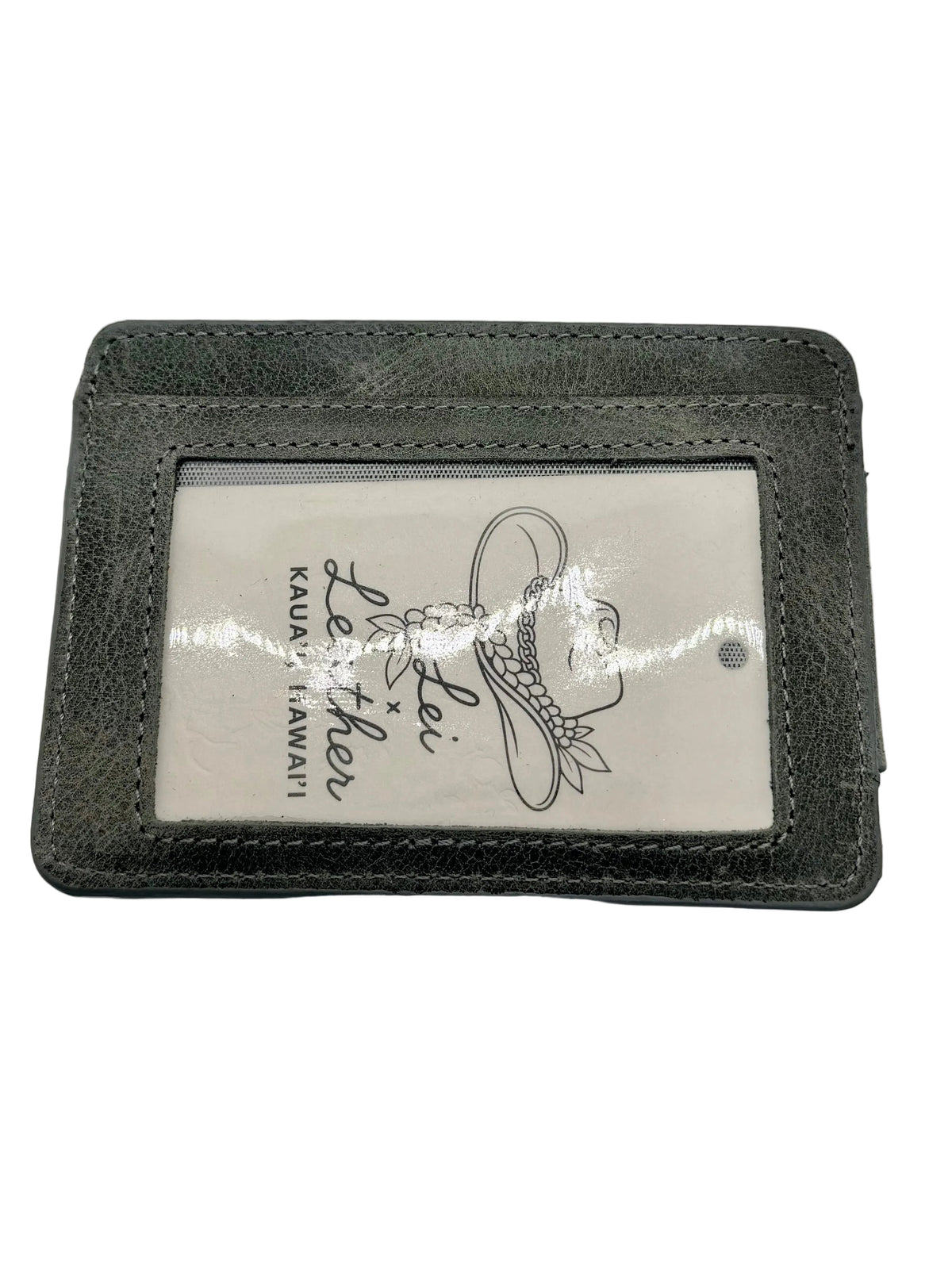 Leather Card Holder with Money Clip
