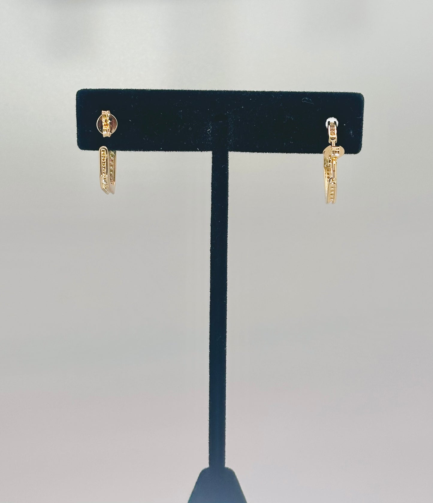 17mm Open Square CZ Earring’s