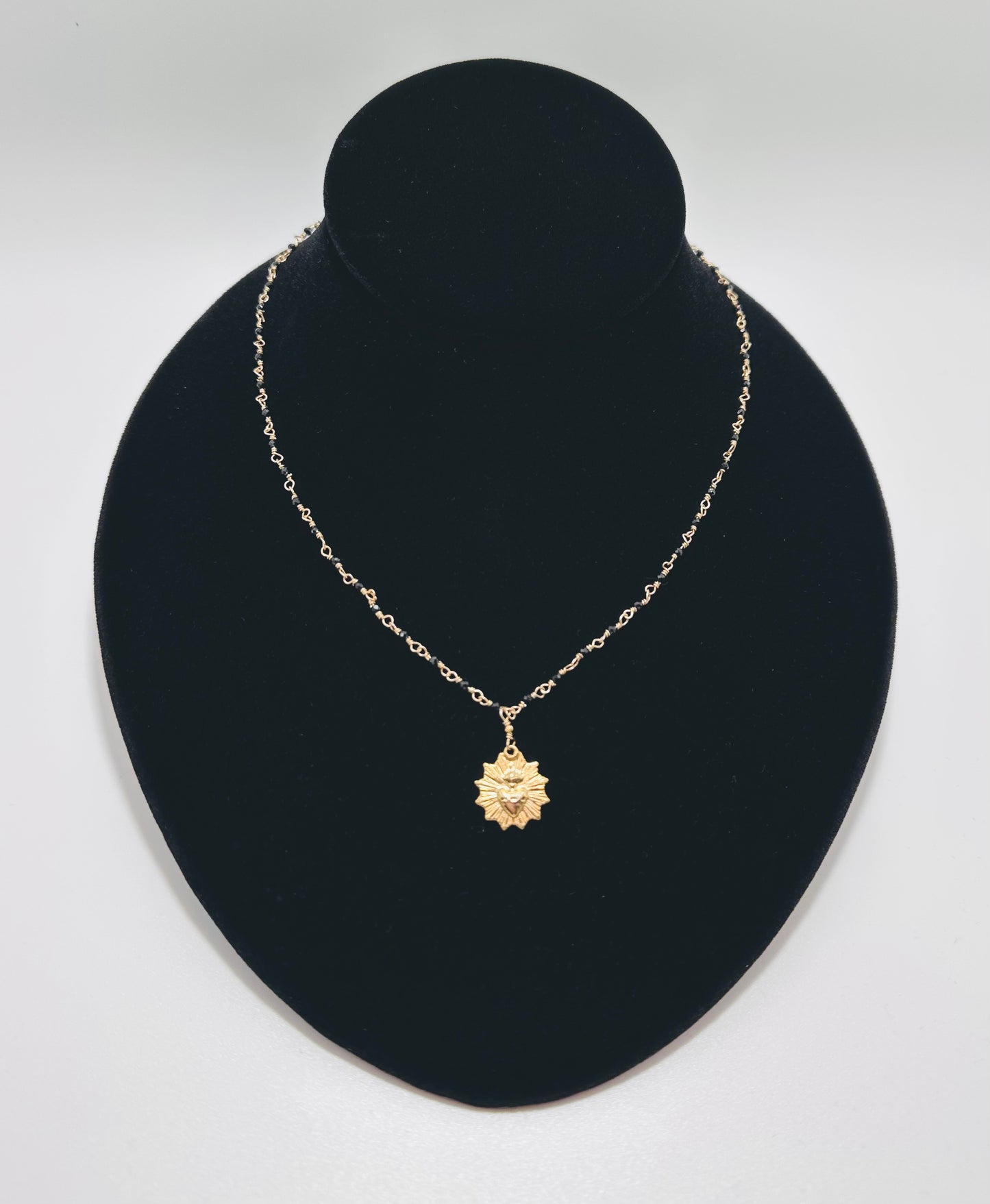 Heart On Fire Necklace - 14k GF