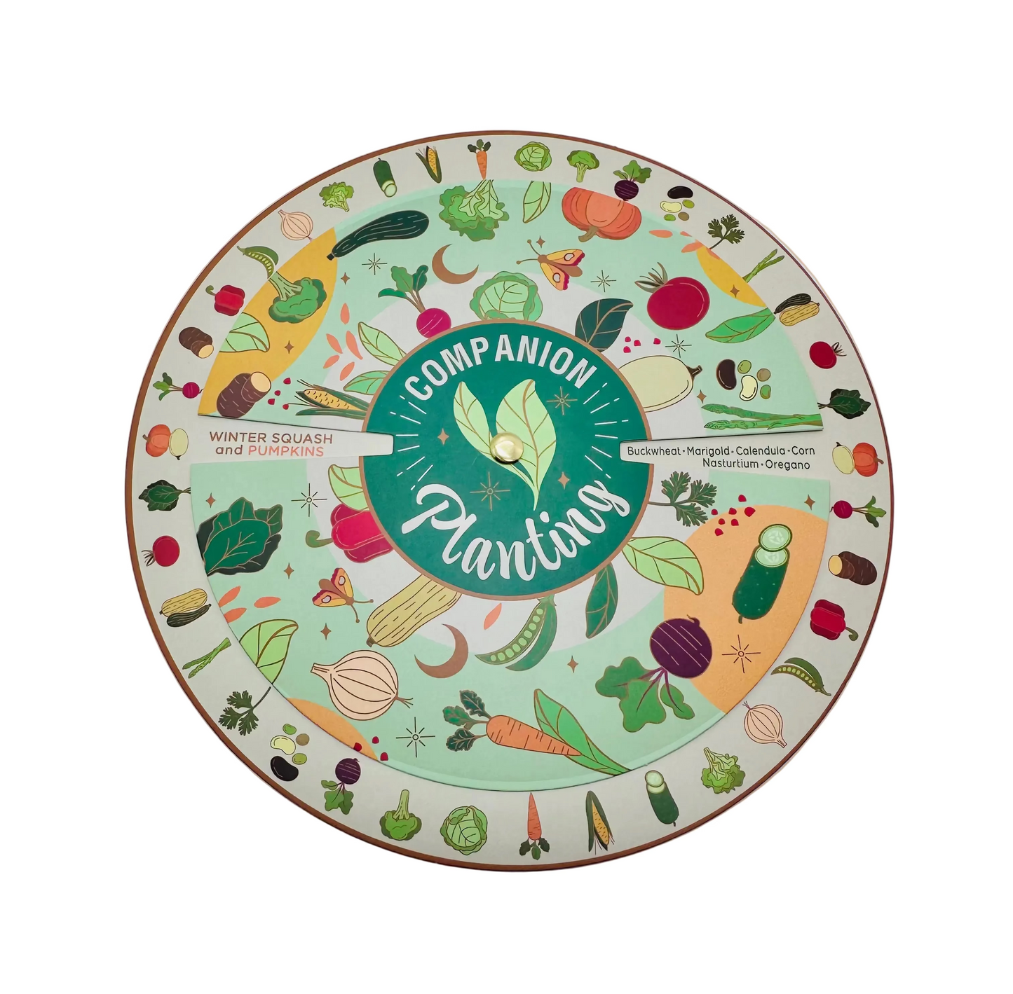 Companion Planting Spin Wheel