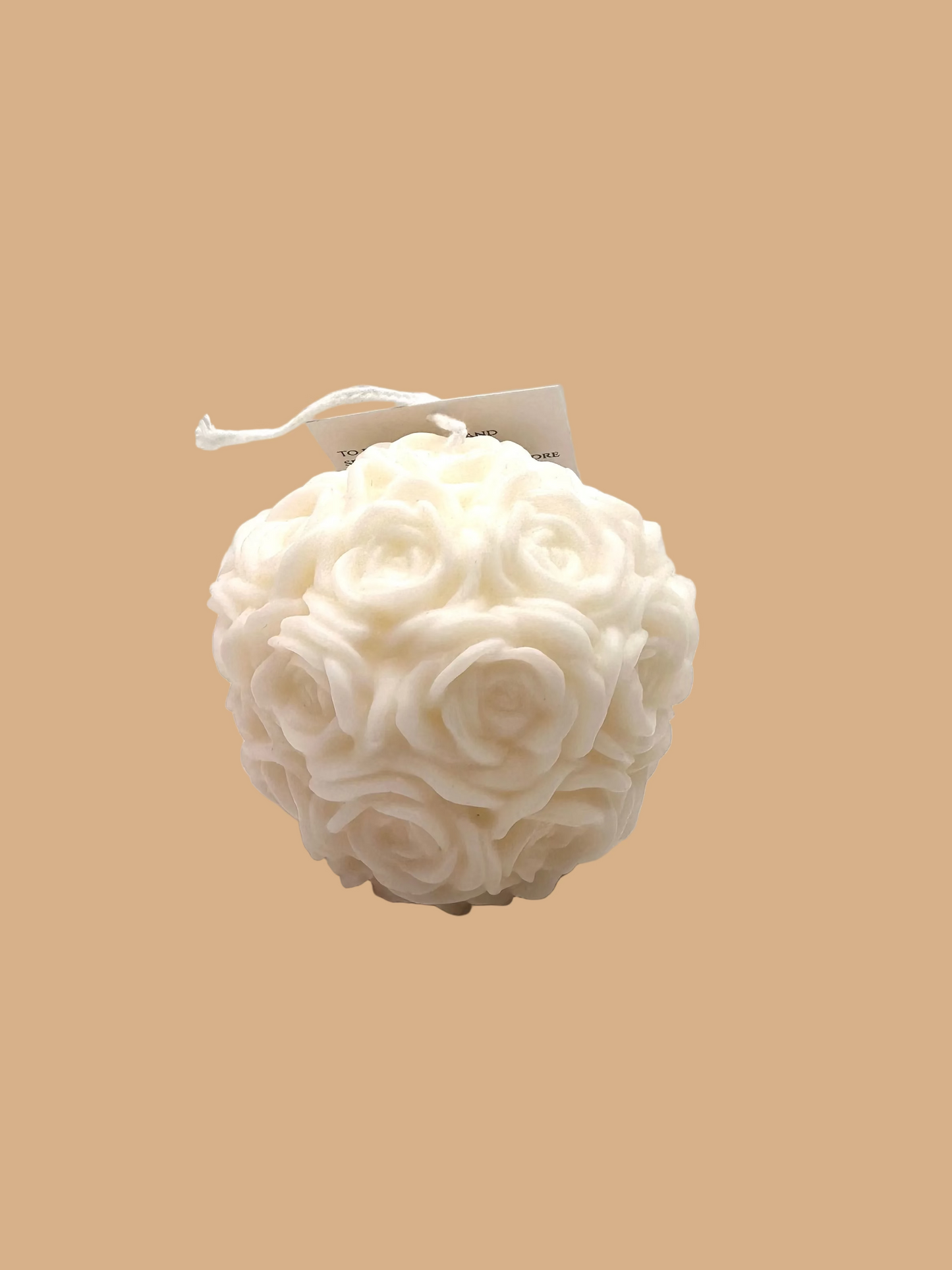 Rose Ball Candle - Handmade