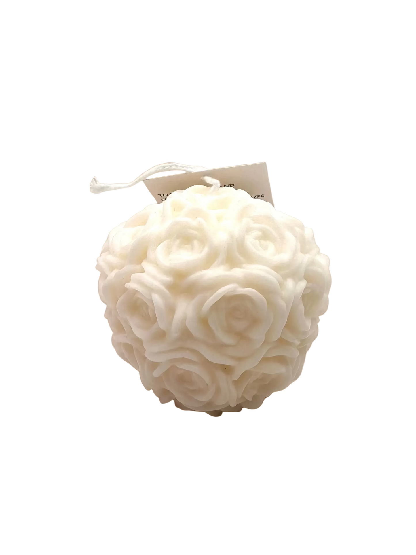 Rose Ball Candle - Handmade