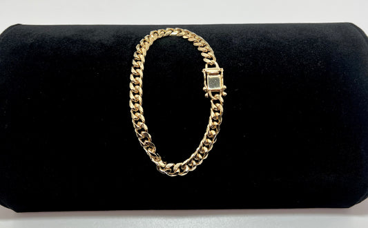 Chunky Cuban w/ Box Lock Clasp Bracelet