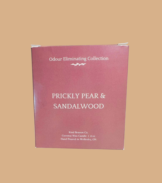 Prickly Pear & Sandalwood - 8 oz Candle