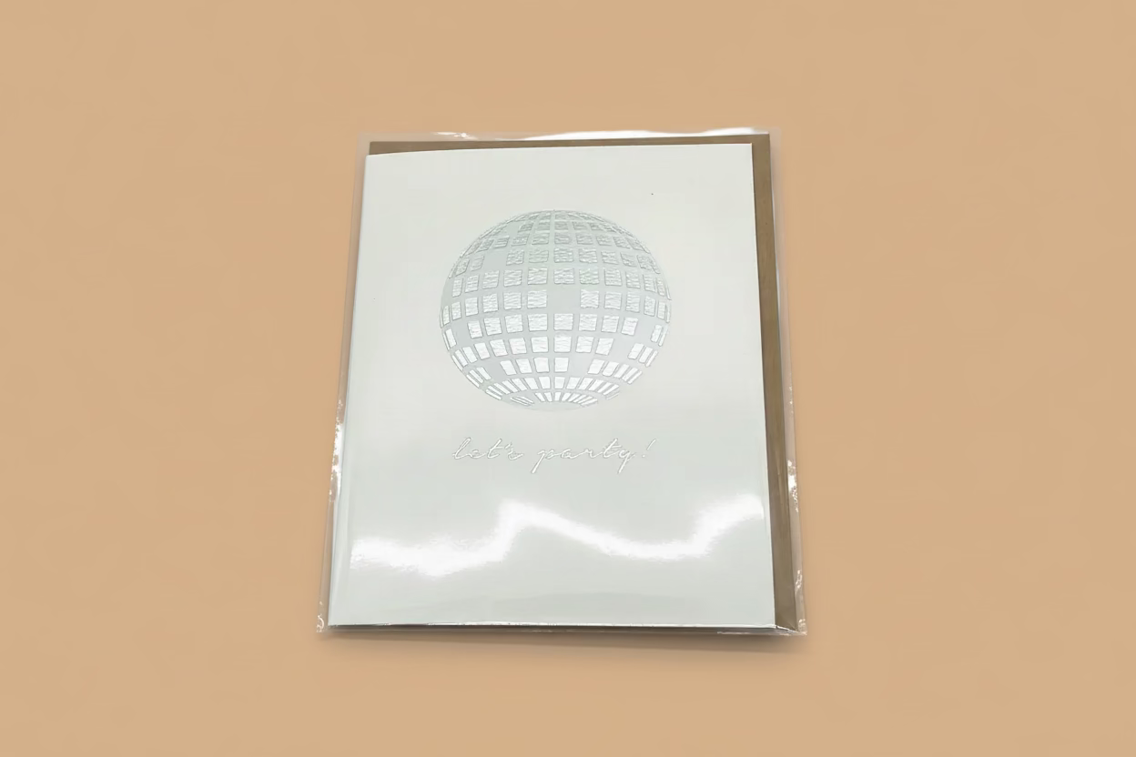 Let’s Party, Disco Ball - Card