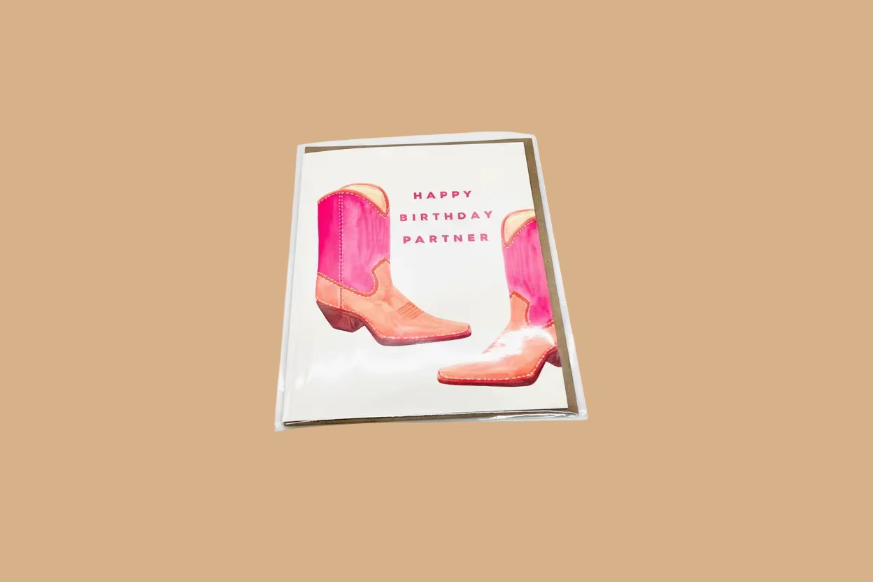 Happy Birthday Partner - Card