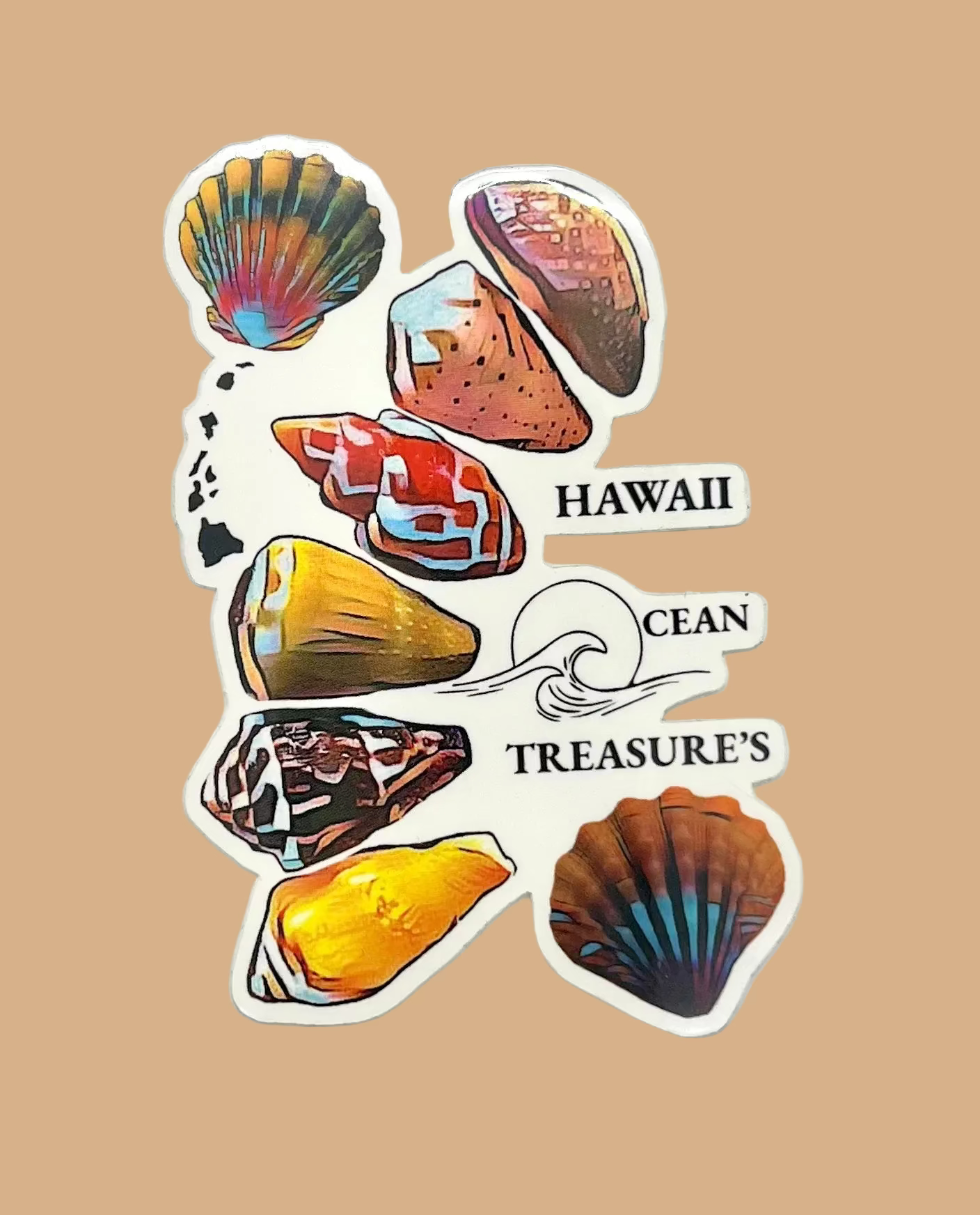 Hawaii Ocean Treasures Sticker