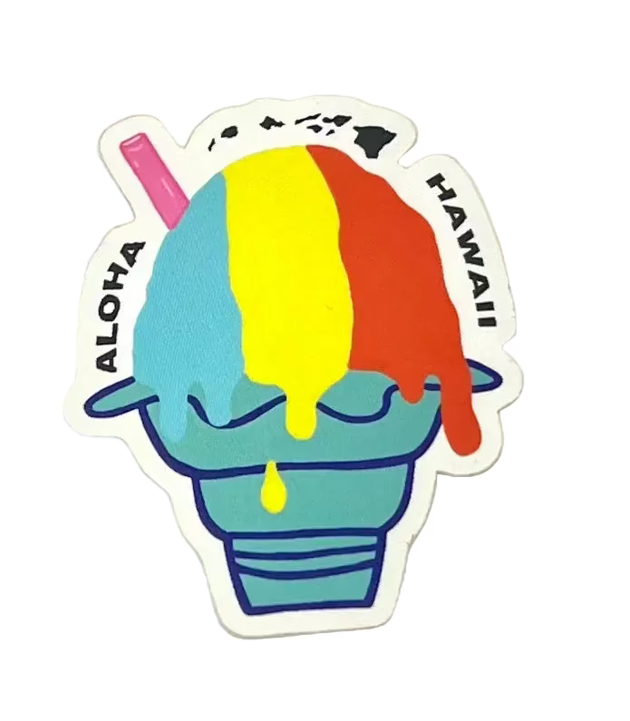 Aloha Shave Ice - Sticker