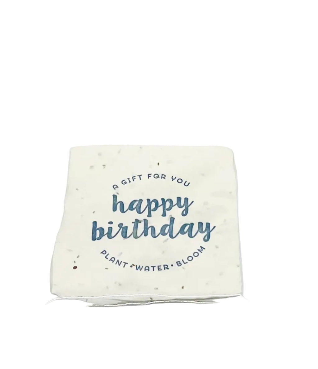Square Plantable Cards - Handmade