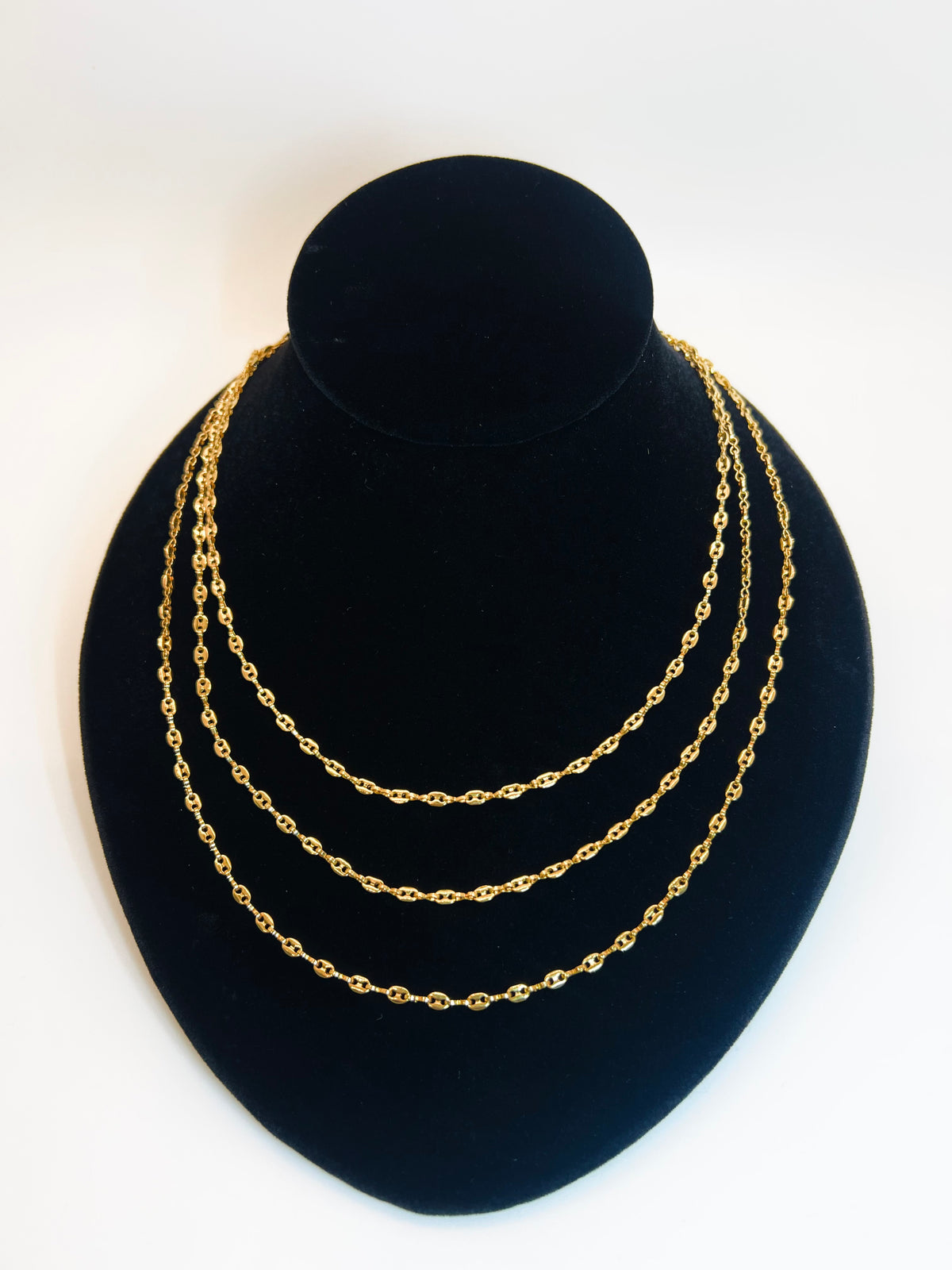 Mini Puffy Links Chain 18kGF
