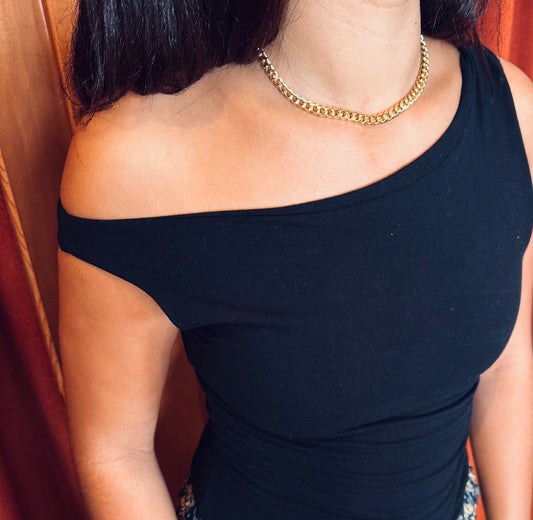 Shoulder Tank - Black