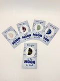 Love You To The Moon & Back - Mini Crystal Greeting Card