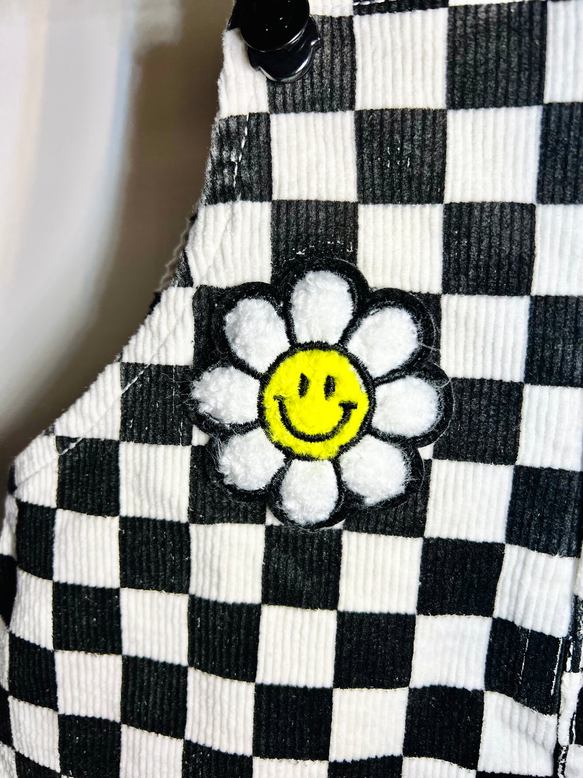 Girls Smiley Corduroy Jumper Dress