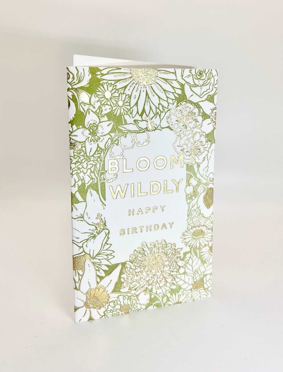 Bloom Wildly Birthday Card - Handmade