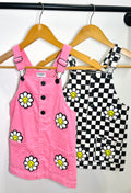 Girls Smiley Corduroy Jumper Dress