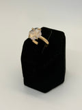 Faceted Rose Quartz Gold-Filled Ring