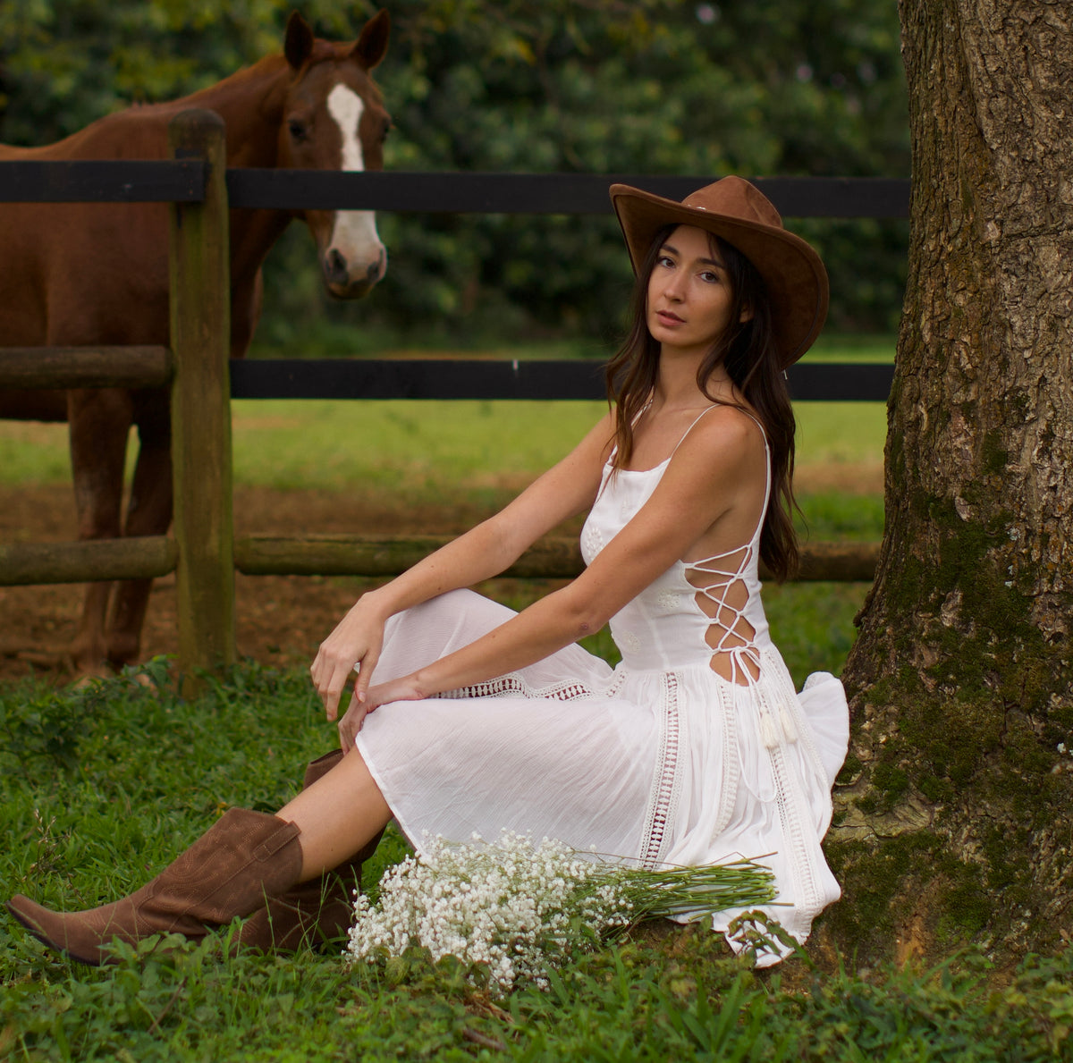 Sugar Mini Dress - White