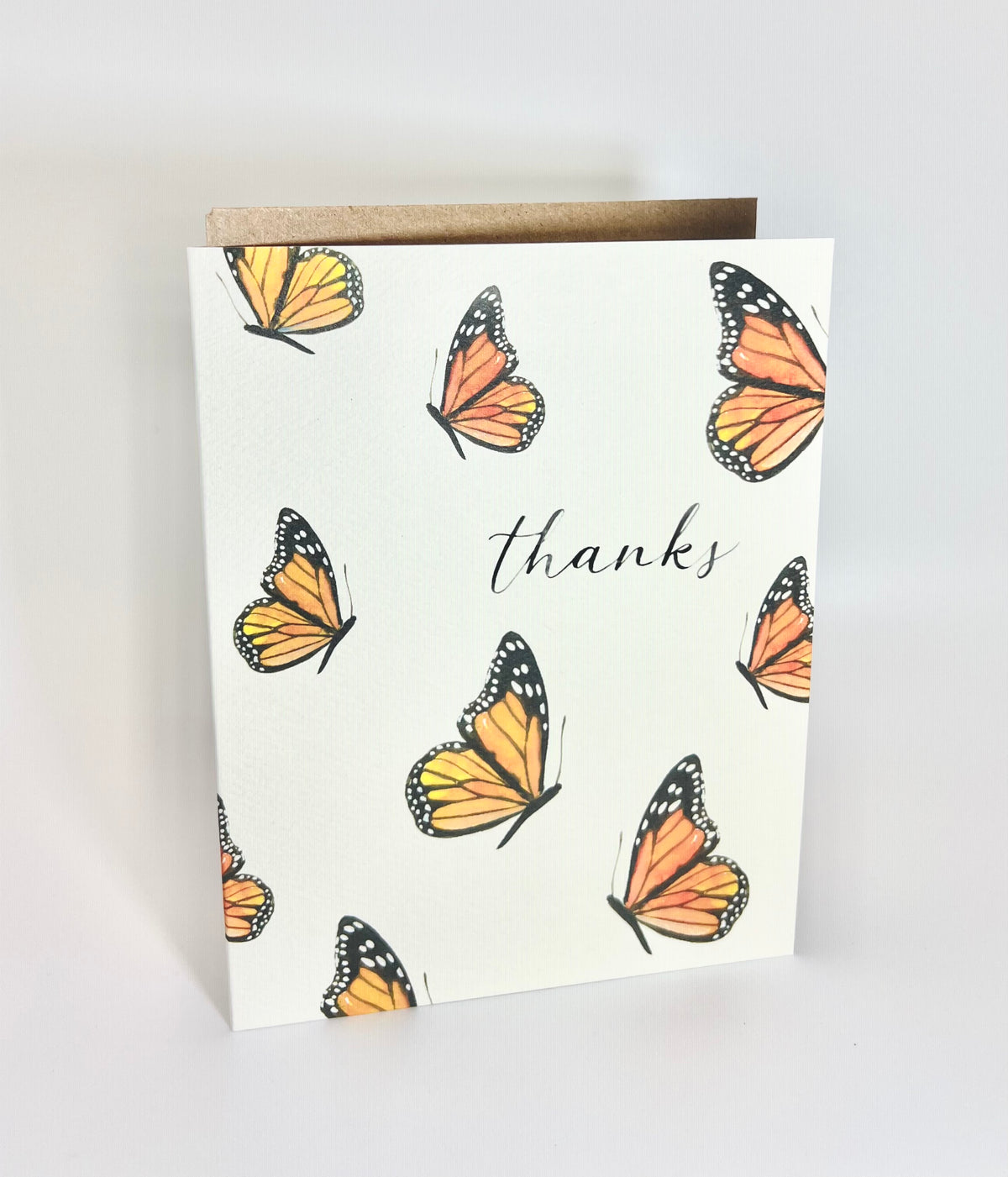 Butterfly Thanks Card