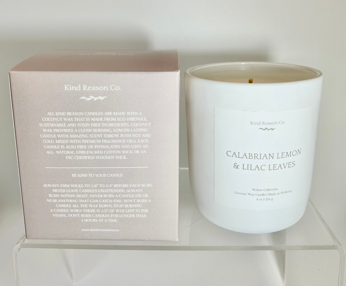 Calabrian Lemon Lilac Leaves Candle