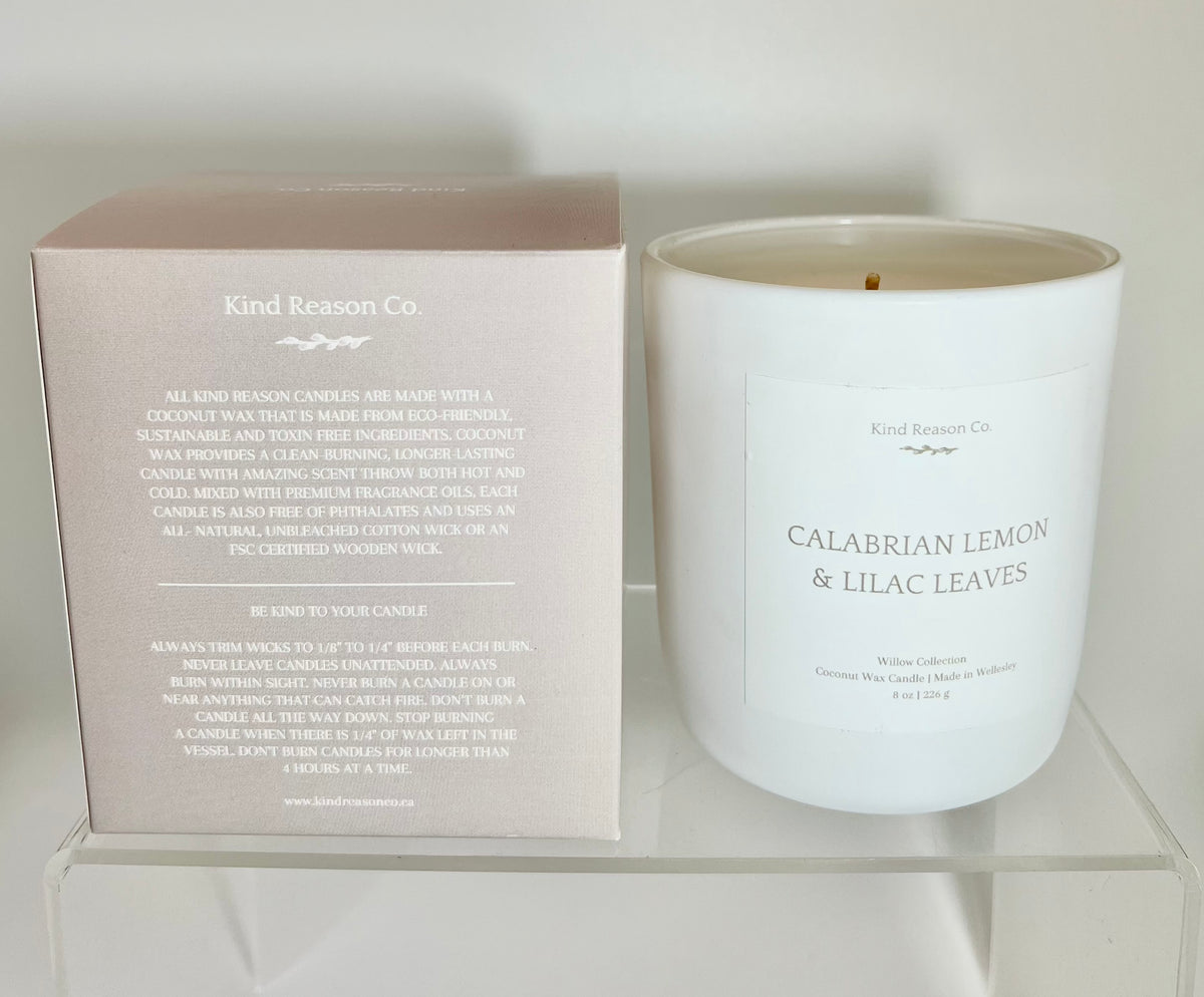 Calabrian Lemon Lilac Leaves Candle