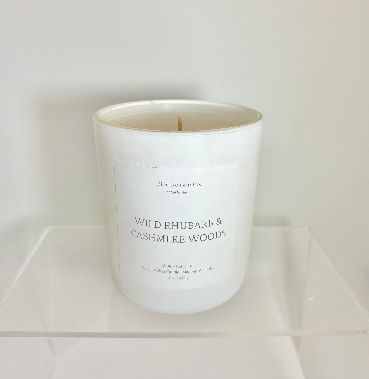 Wild Rhubarb & Cashmere Woods Candle