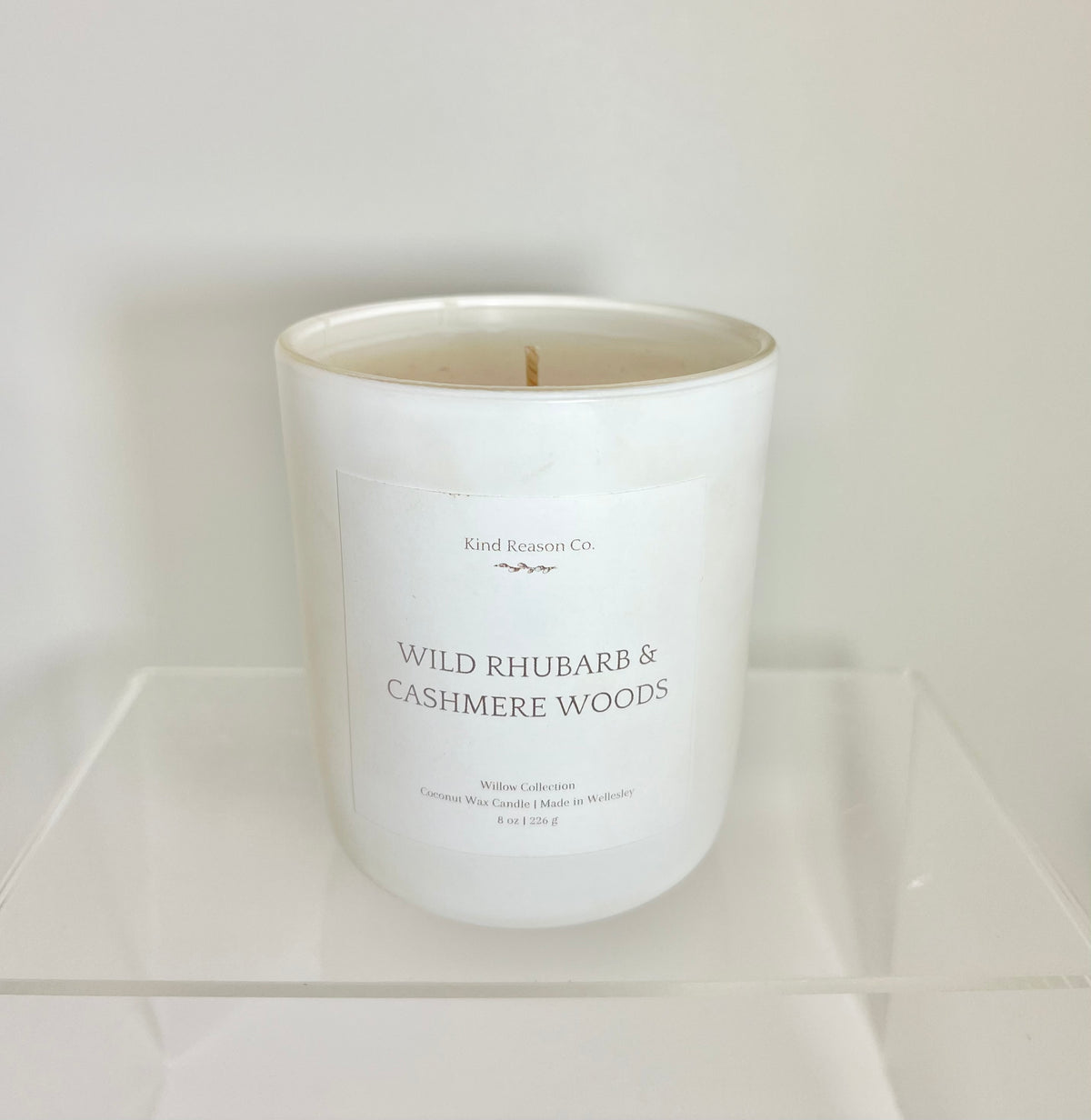 Wild Rhubarb & Cashmere Woods Candle
