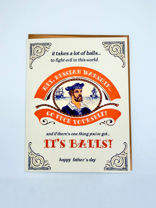 BALLSDAD Card