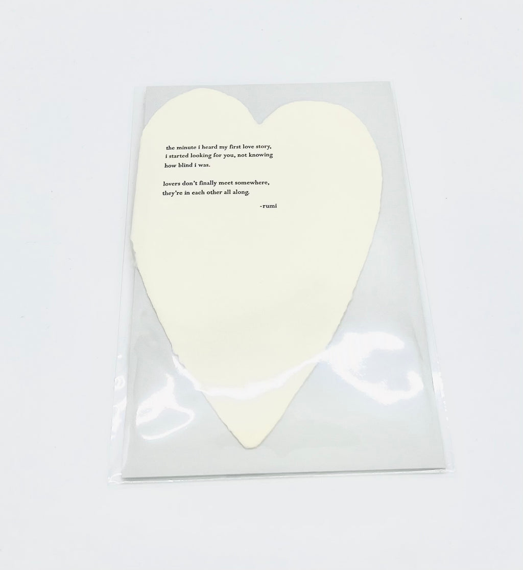 Big Heart Cards - Handmade