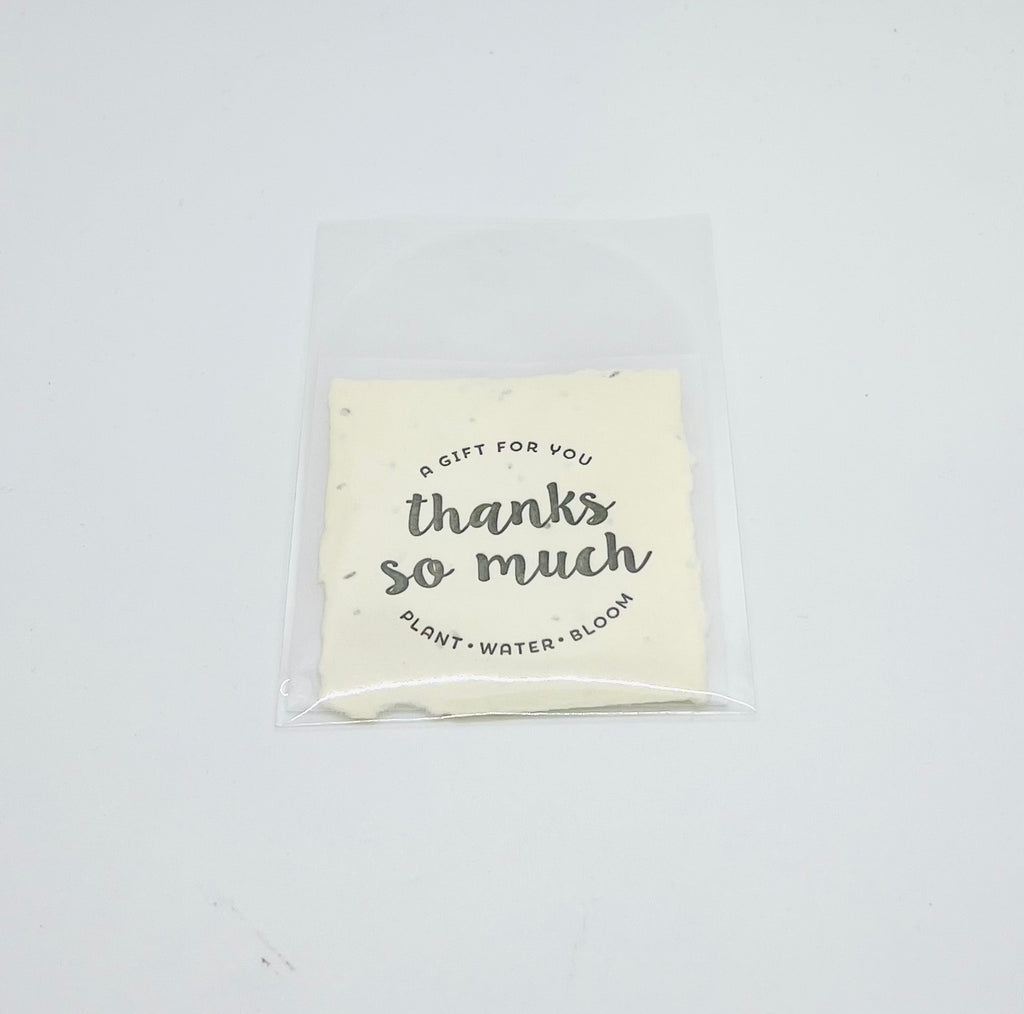 Square Plantable Cards - Handmade