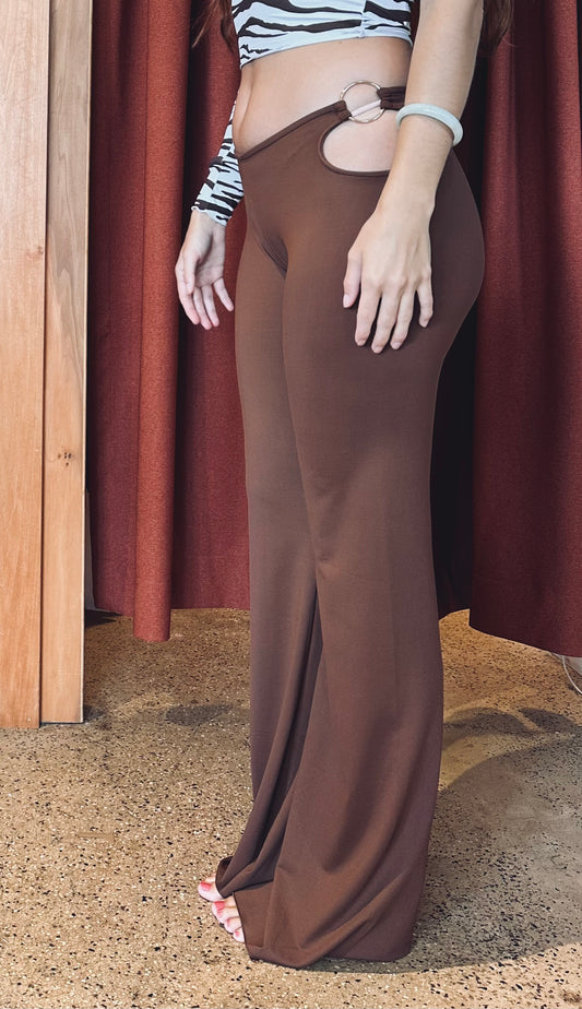 Leticia Solid Ring Bootleg Pant