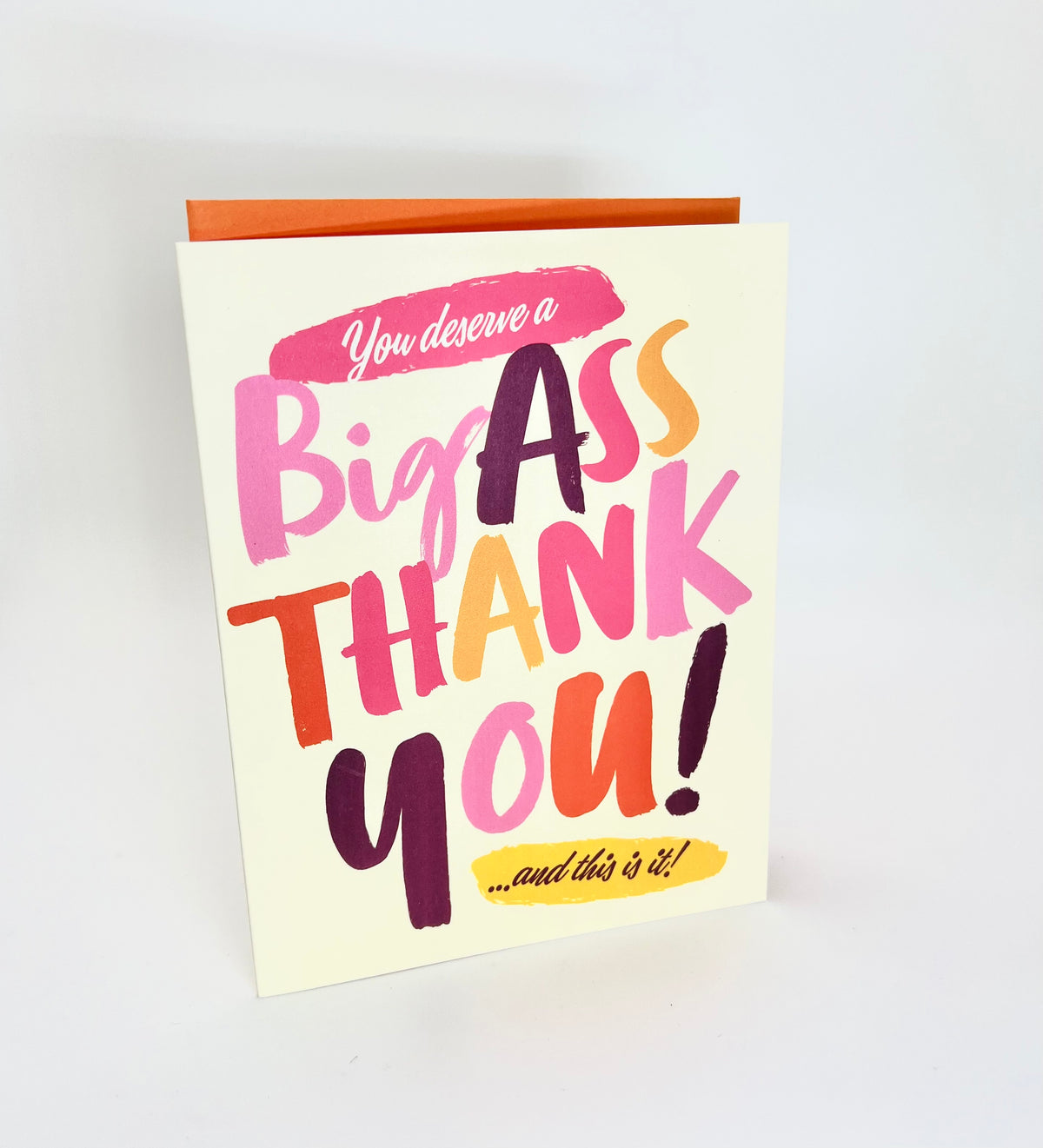 A Big ASS THANK YOU! Card