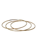 Thin Textured Bangle - 14k GF