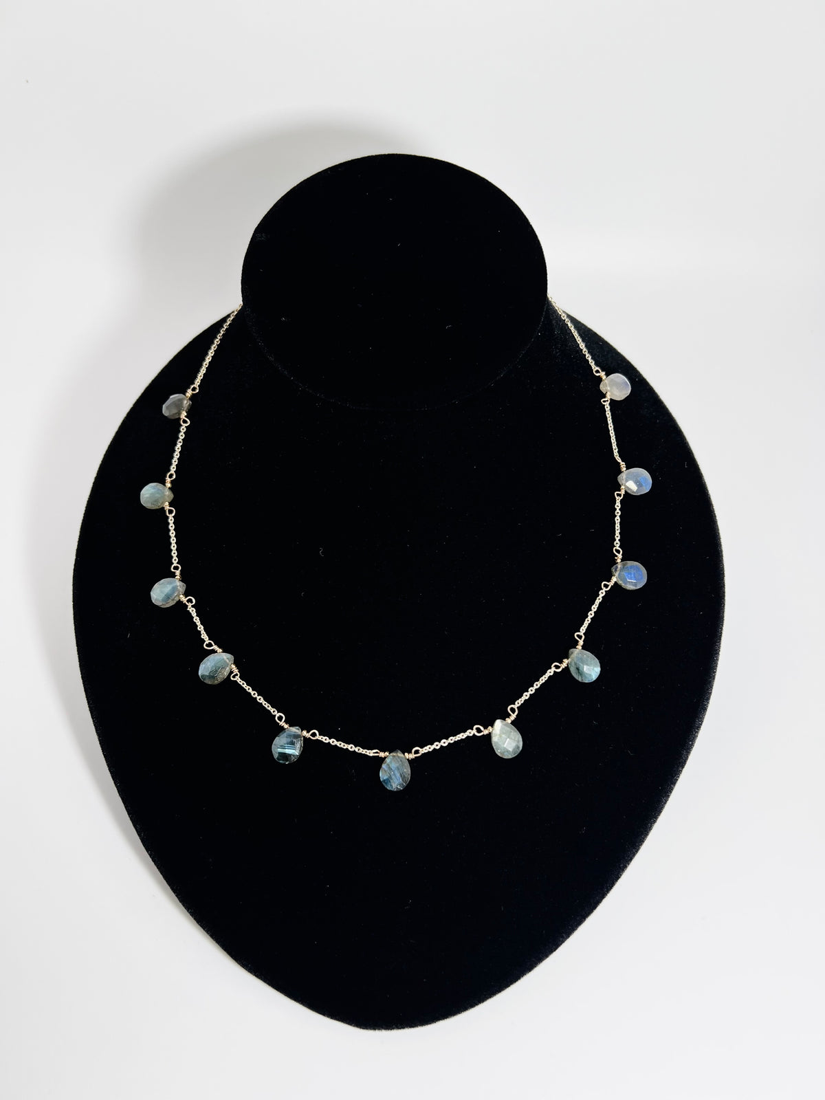 Large Labradorite Briolettes Necklace