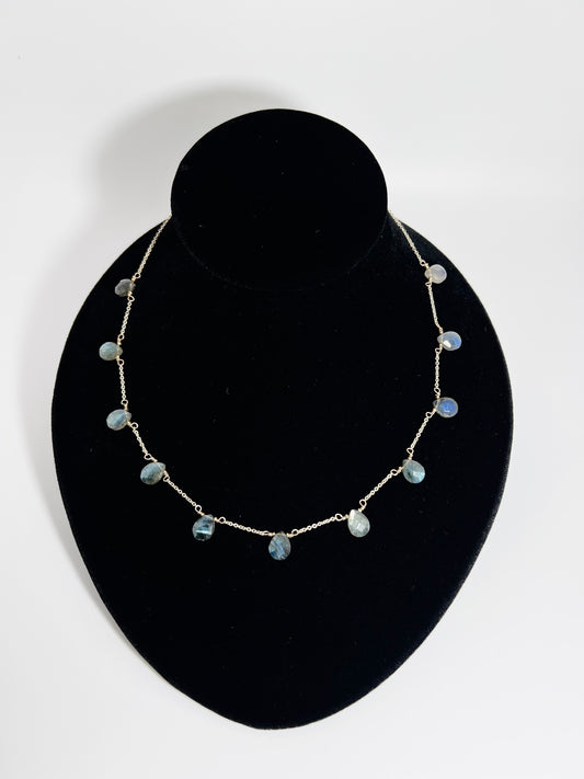 Large Labradorite Briolettes Necklace