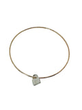 Lock Bangle - 14k Filled Mix Metal