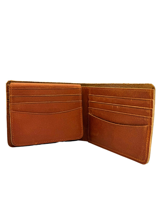 Flap Out Leather Wallet