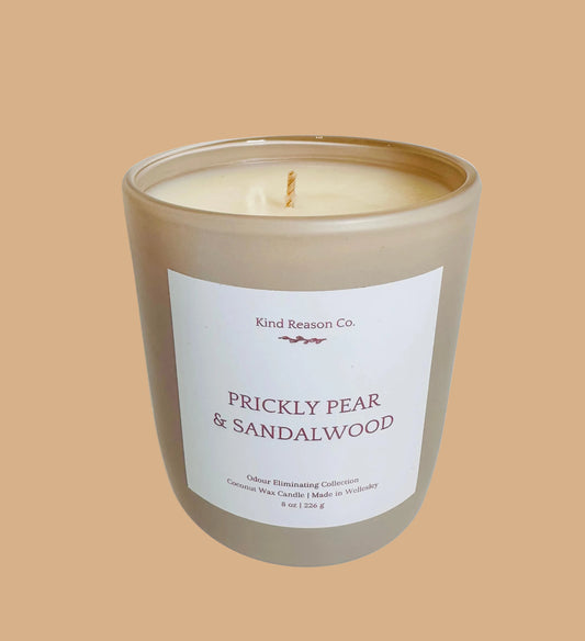 Prickly Pear & Sandalwood - 8 oz Candle