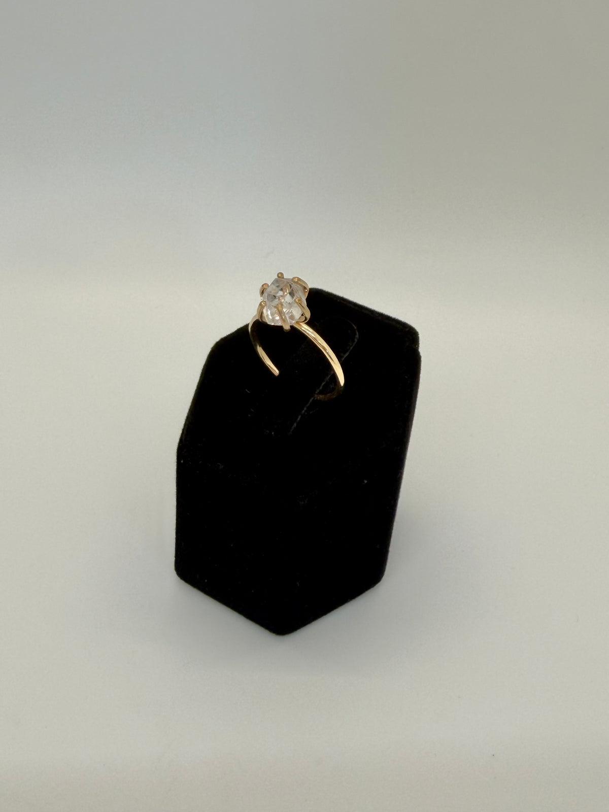 Herkimer Diamond Gold-Filled Ring