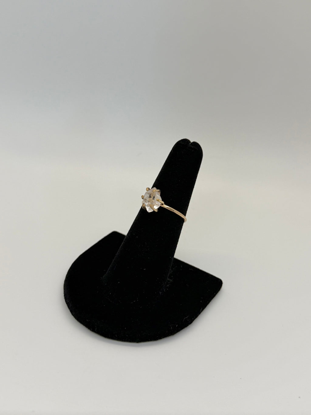 Herkimer Diamond Gold-Filled Ring