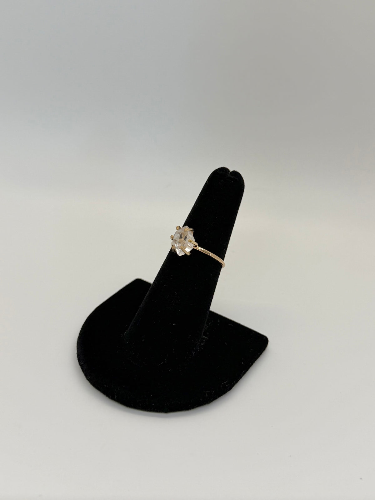 Herkimer Diamond Gold-Filled Ring