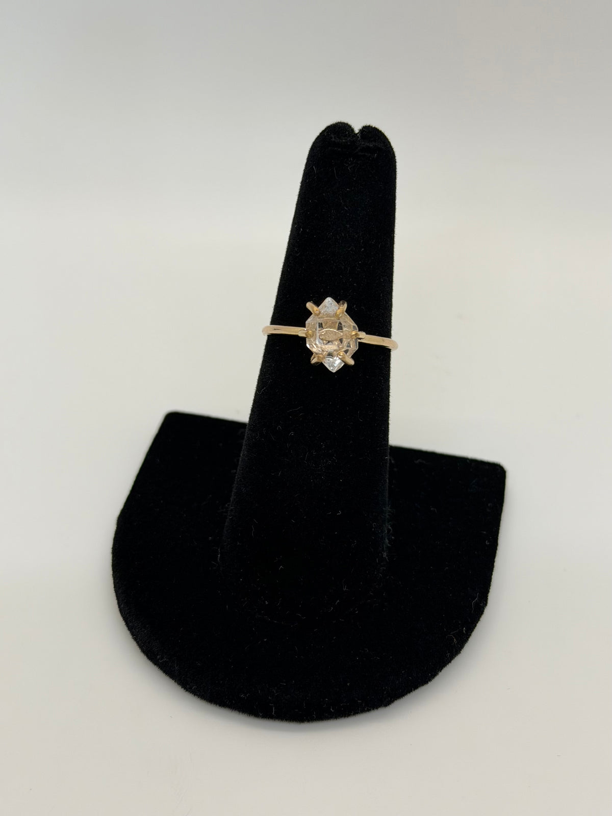 Herkimer Diamond Gold-Filled Ring