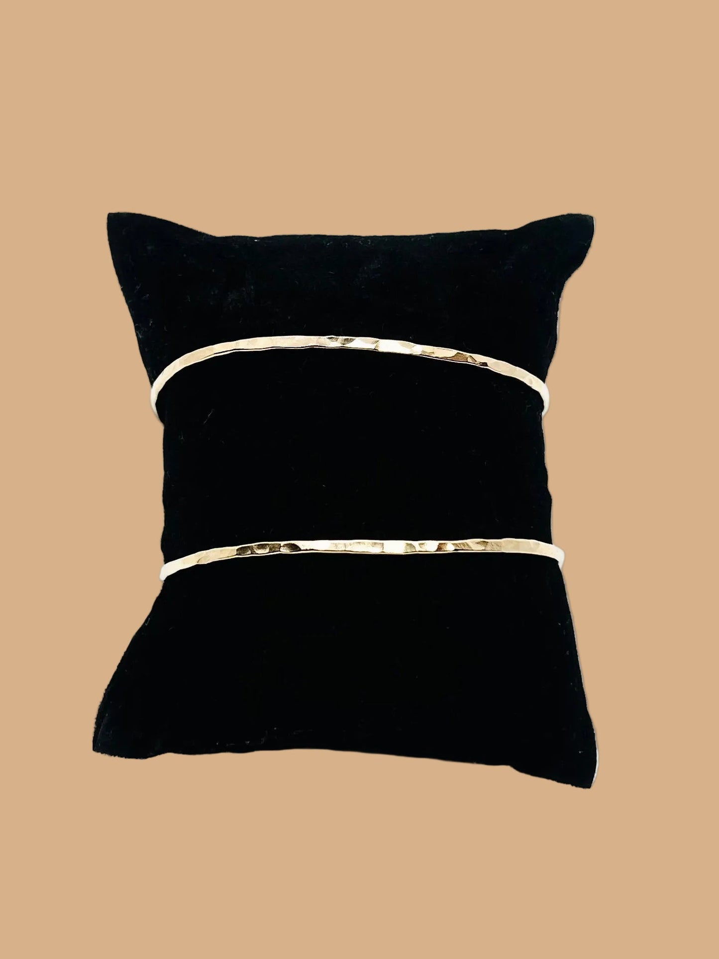 Hammered Wrap Cuff Adjustable - 14k GF