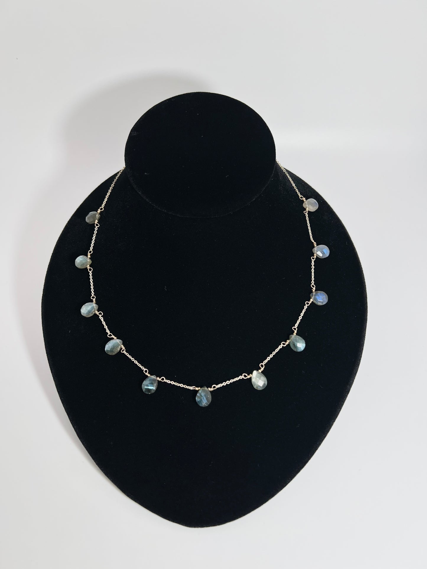 Small Labradorite Briolettes Necklace