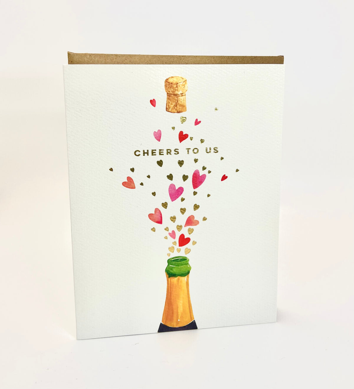 Cheers To Us, Champagne Card